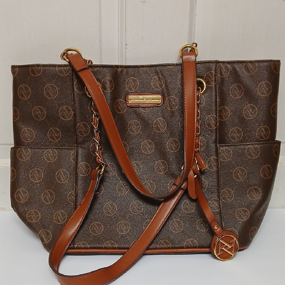 Andrienne Vittadini Women's Brown Designer Tote Bag